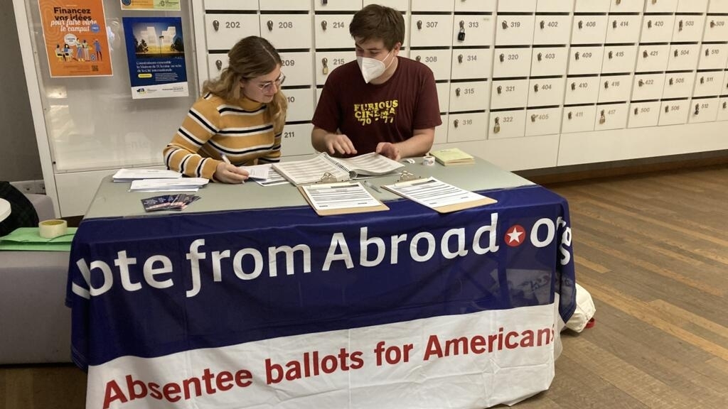 ‘I’m not sure I would’ve voted’: Vote from Abroad helps Americans in Paris register for midterms