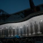 U2 performing live in London