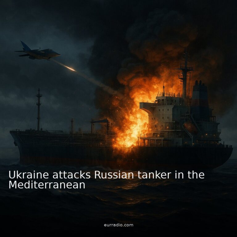 Ukraine attacks Russian tanker in the Mediterranean