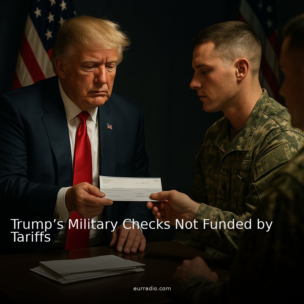 Trump’s Military Checks Not Funded by Tariffs