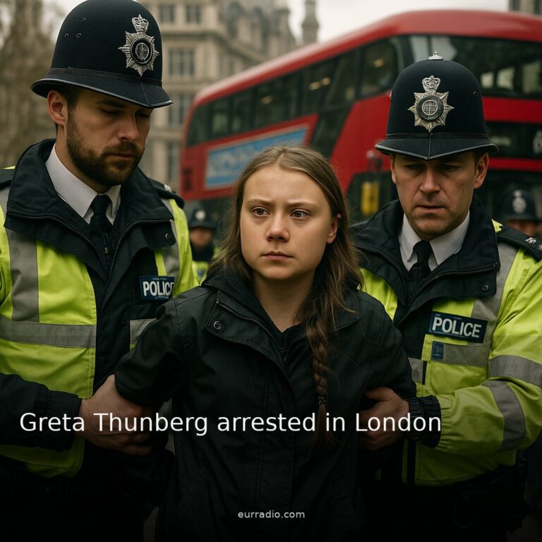 Greta Thunberg arrested in London