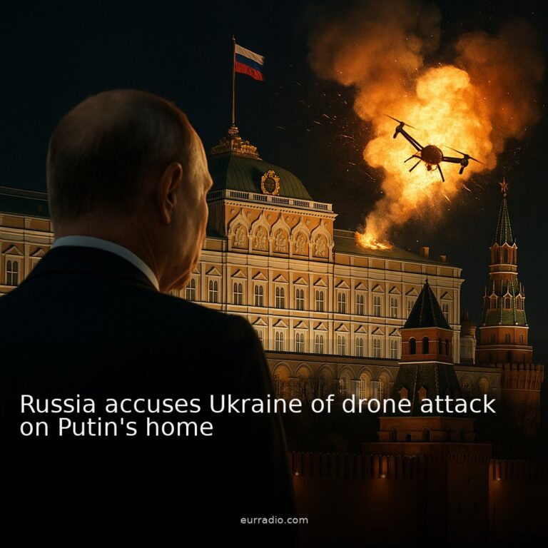 Russia accuses Ukraine of drone attack on Putin's home