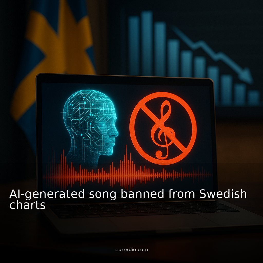 AI-generated song banned from Swedish charts