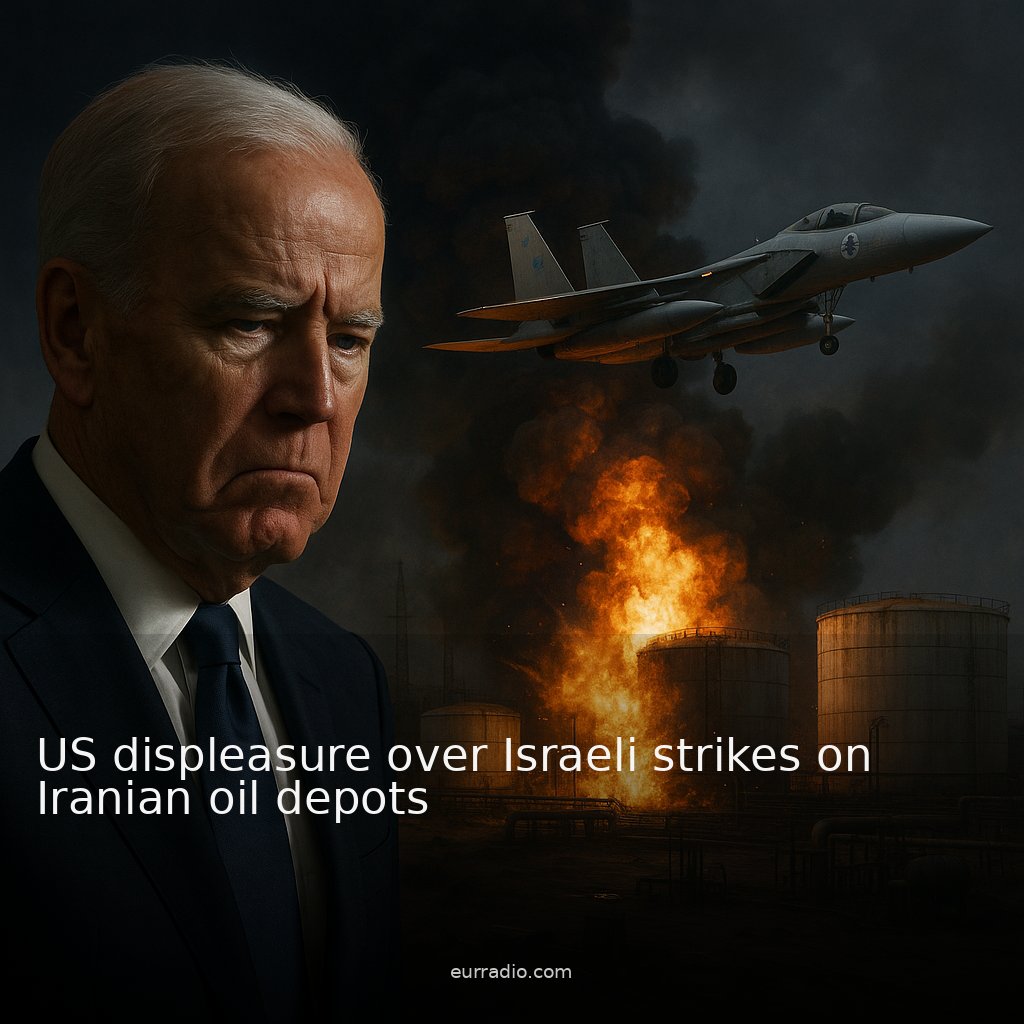 US displeasure over Israeli strikes on Iranian oil depots