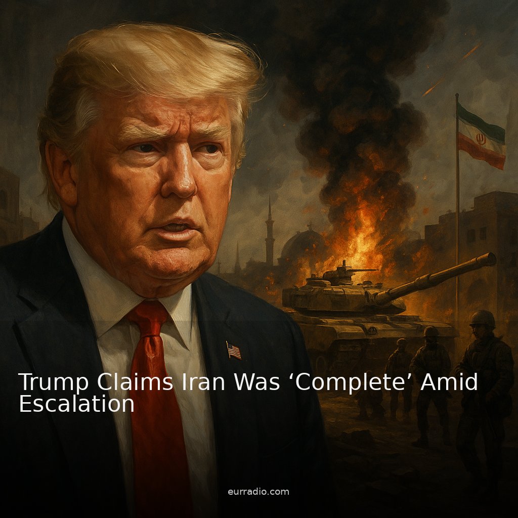 Trump Claims Iran Was ‘Complete’ Amid Escalation