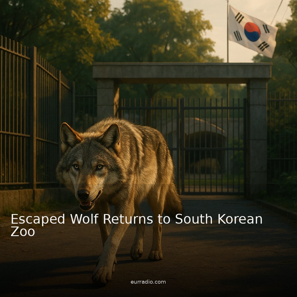 Escaped Wolf Returns to South Korean Zoo