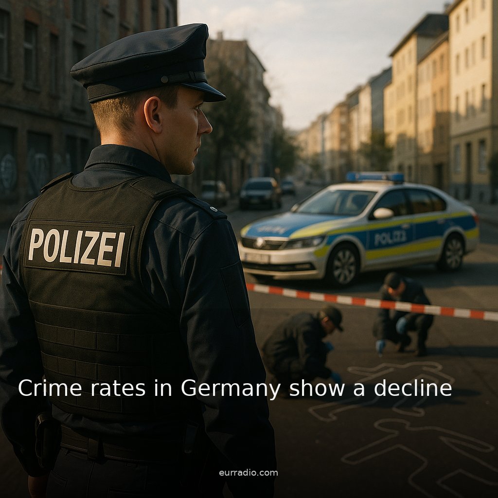 Crime rates in Germany show a decline