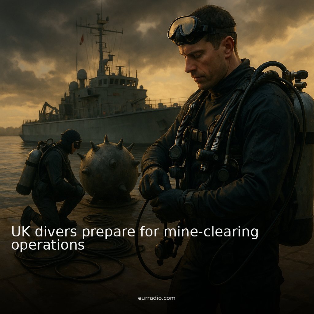 UK divers prepare for mine-clearing operations