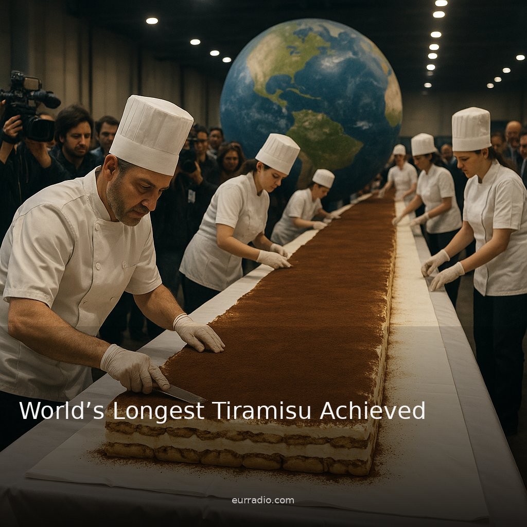 World’s Longest Tiramisu Achieved
