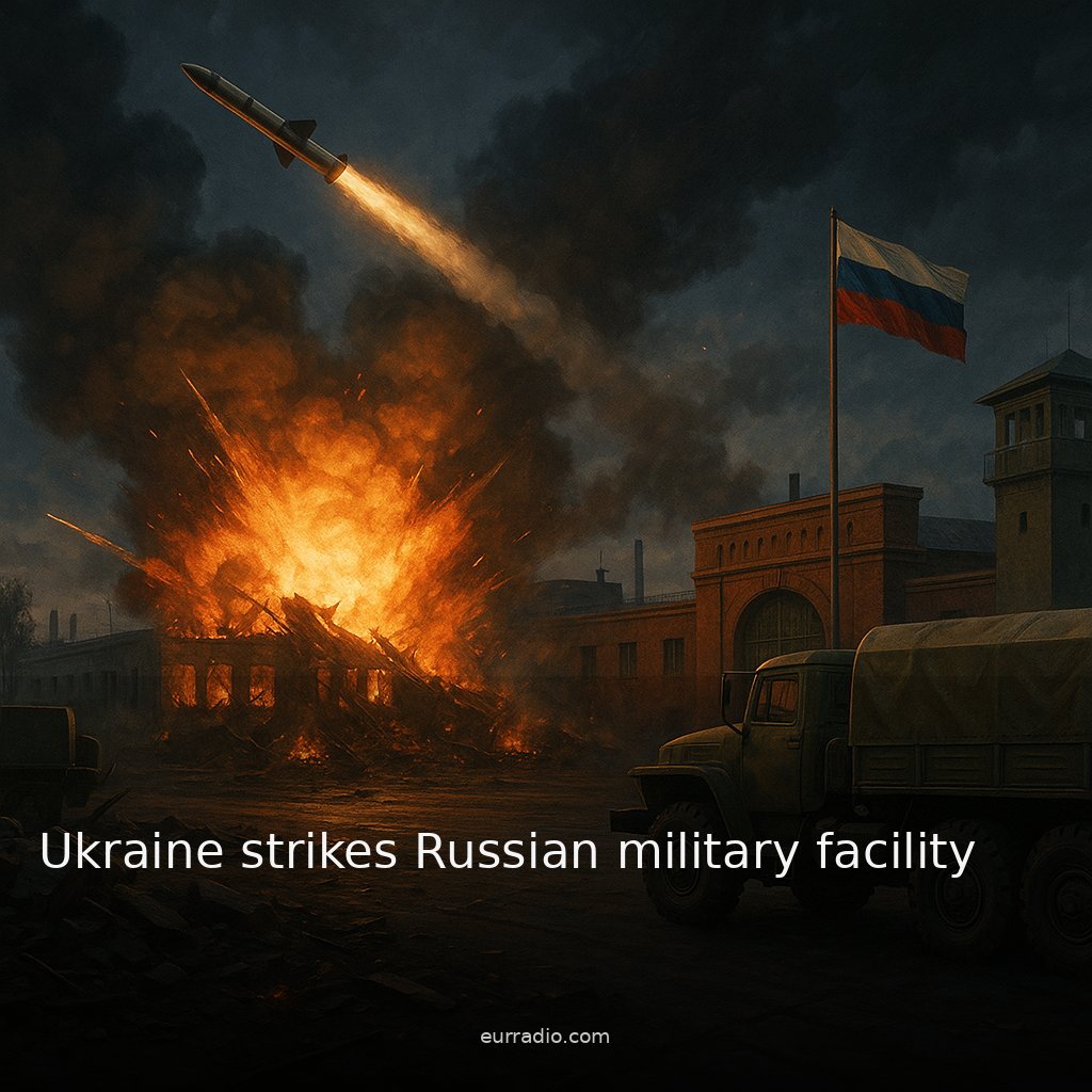 Ukraine strikes Russian military facility