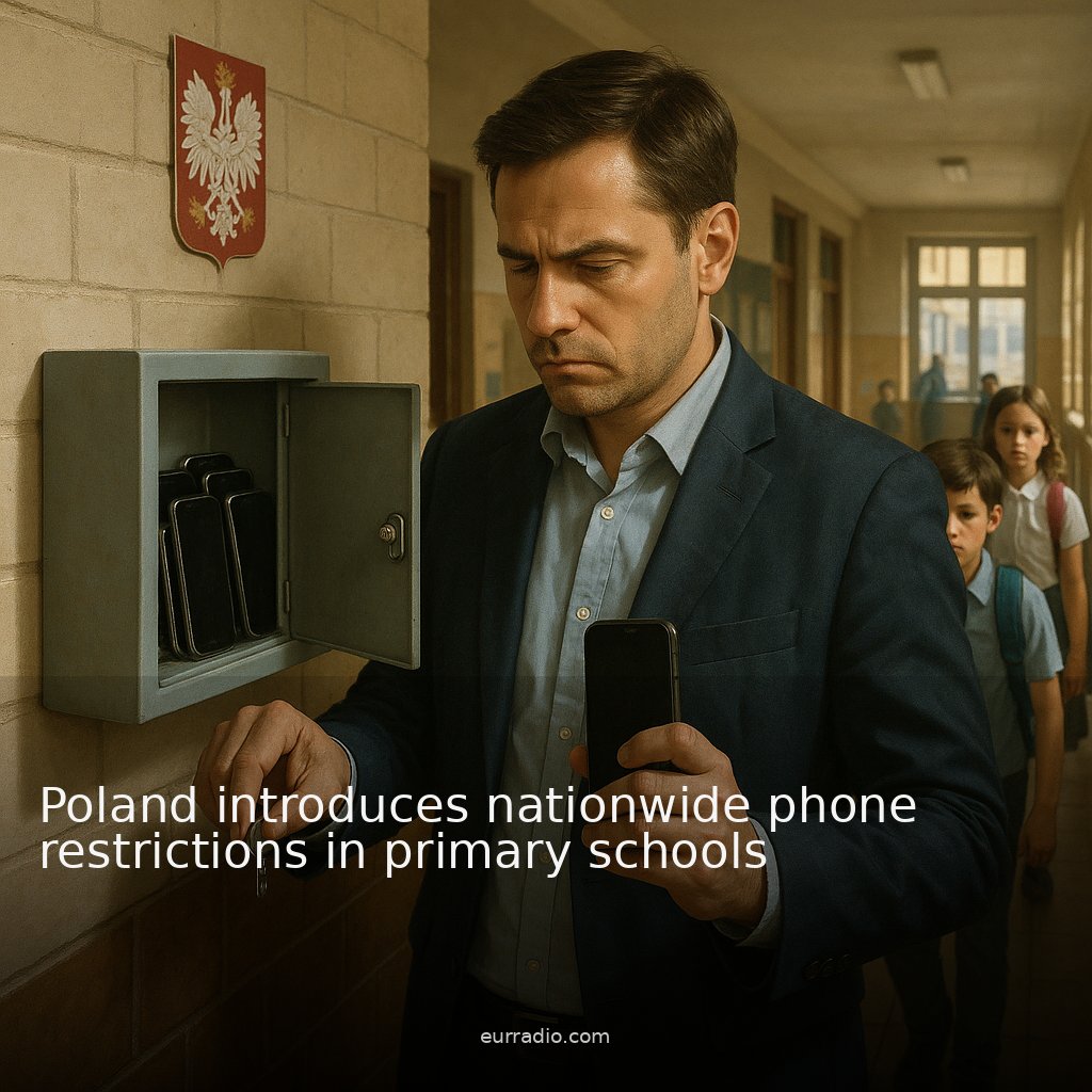 Poland introduces nationwide phone restrictions in primary schools