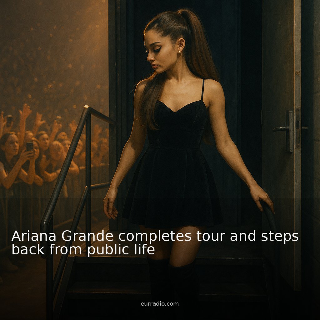 Ariana Grande completes tour and steps back from public life