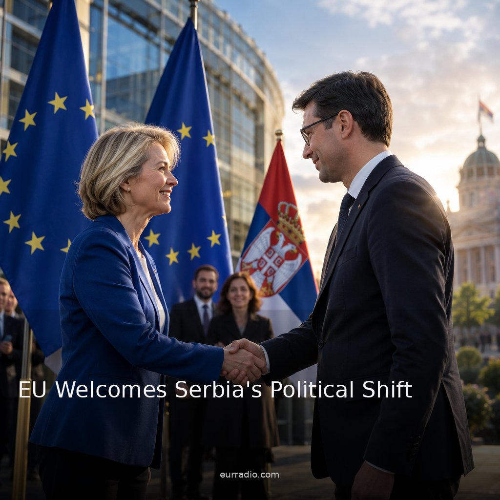 EU Welcomes Serbia's Political Shift