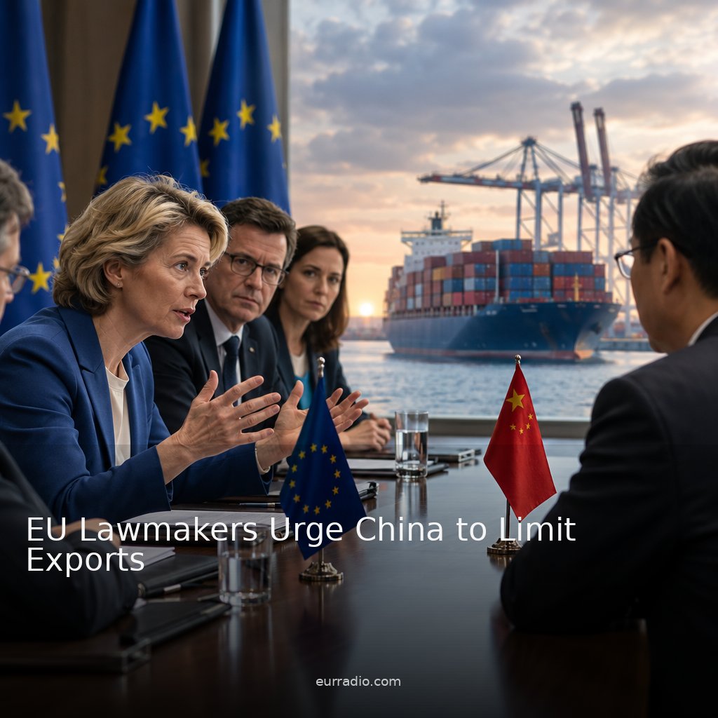 EU Lawmakers Urge China to Limit Exports